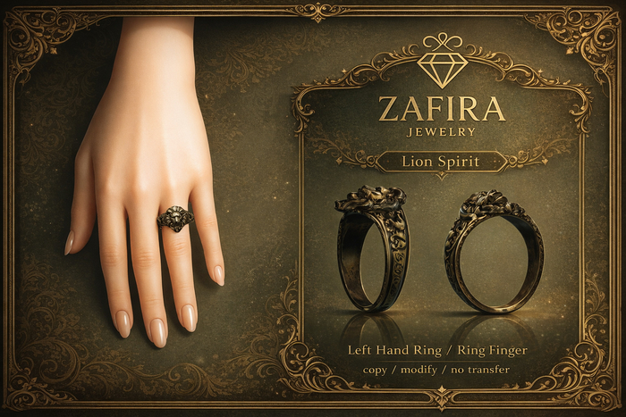 ZAFIRA DEMO - Ring - Lion Spirit