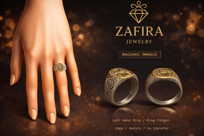 ZAFIRA DEMO - Ring - Ancient Gemini