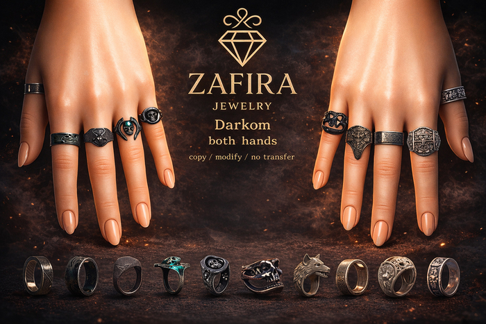 ZAFIRA - Ring Set - Darkom