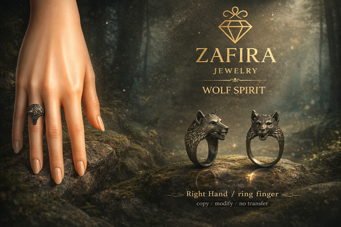 ZAFIRA - Ring - Wolf Spirit
