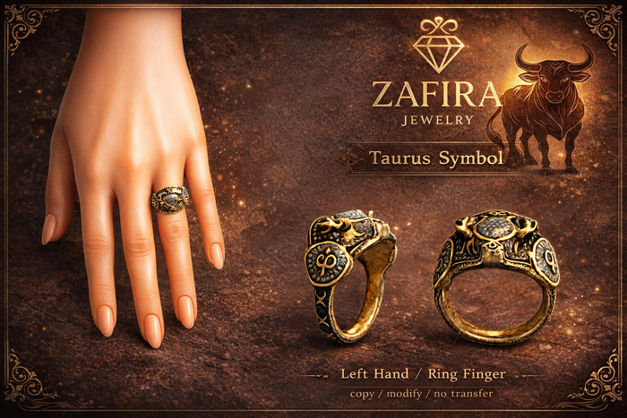 ZAFIRA - Ring - Taurus Symbol
