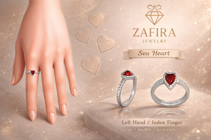 ZAFIRA - Ring - Sea Heart