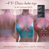 ~FT~  Disco babe top 40 texture multipack 