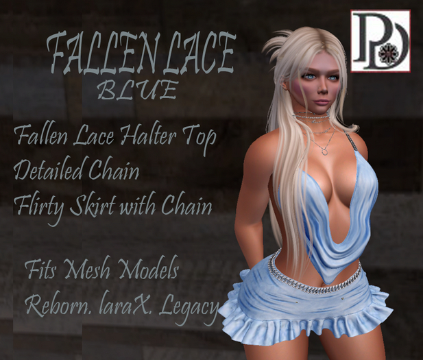 !!PD-FallenLace Blue