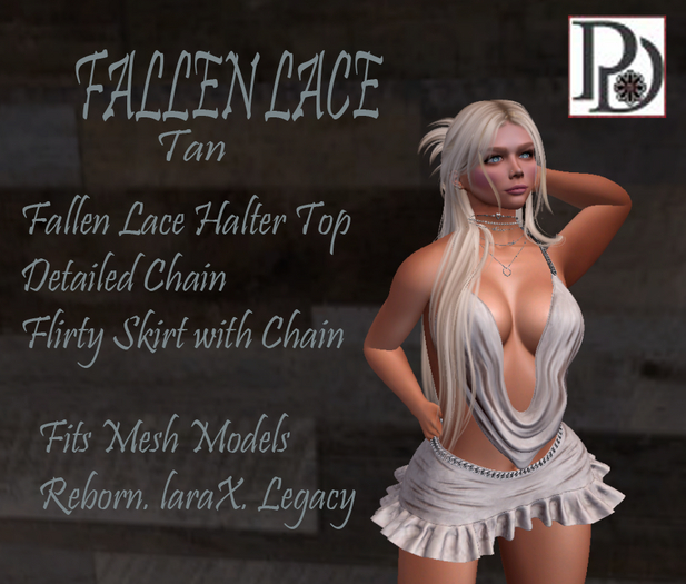 !!PD-Fallenlace tan