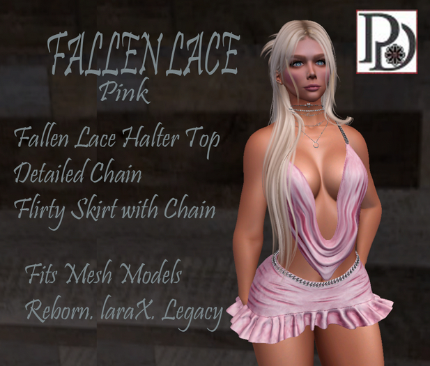 !!PD-FallenLace Pink