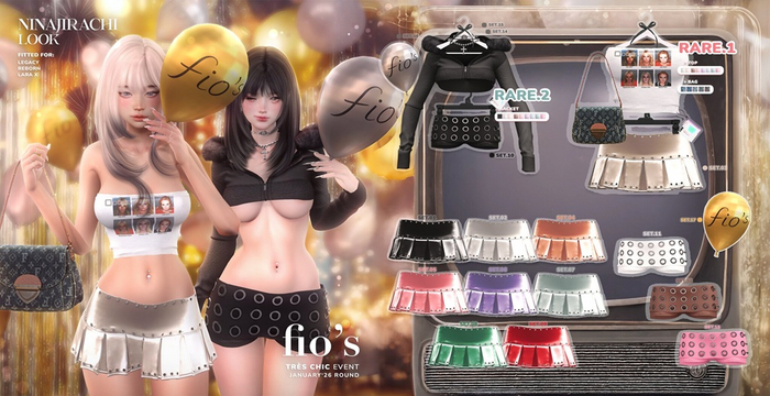 .:Fio's - Ninajirachi Look GACHA - set8:.