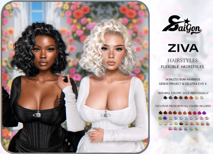 SaiGon - " Ziva Hairstyles " PACKS
