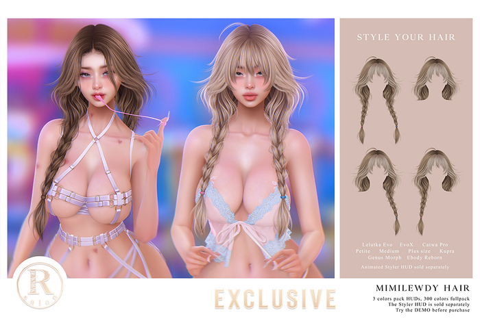 RAMA.SALON - MimiLewdy Hair 'EXCLUSIVE Pack'
