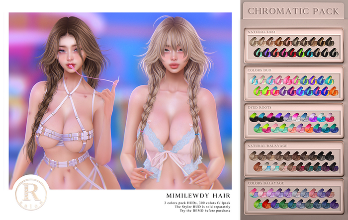 RAMA.SALON - MimiLewdy Hair 'Chromatic Pack'