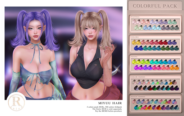RAMA.SALON - Miyuu Hair 'Colorful Pack'