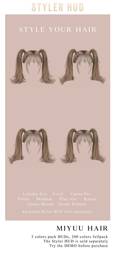 RAMA.SALON - Miyuu Hair Styler HUD