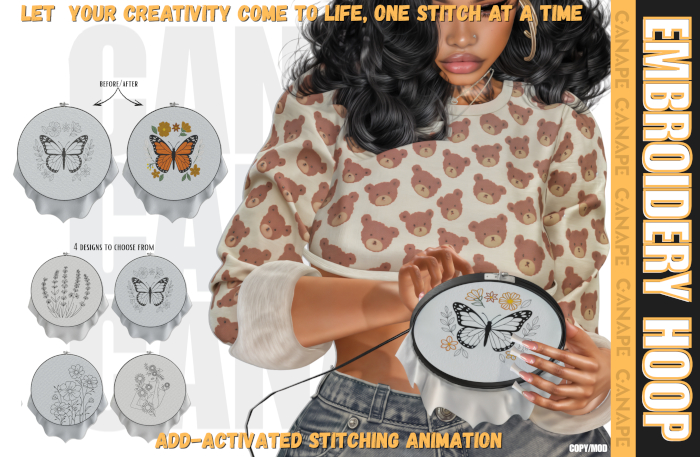 [Canape] Embroidery Hoop - FATPACK