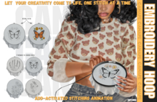 [Canape] Embroidery Hoop - FATPACK