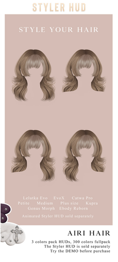 RAMA.SALON - Airi Hair Styler HUD