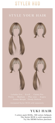 RAMA.SALON - Yuki Hair Styler HUD