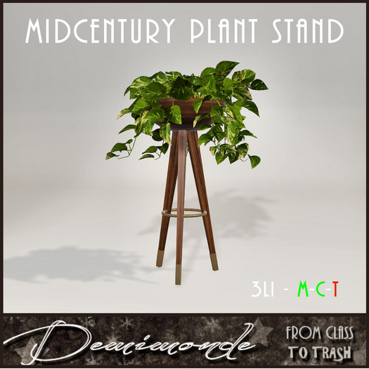 [CYN] Midcentury Plant Stand