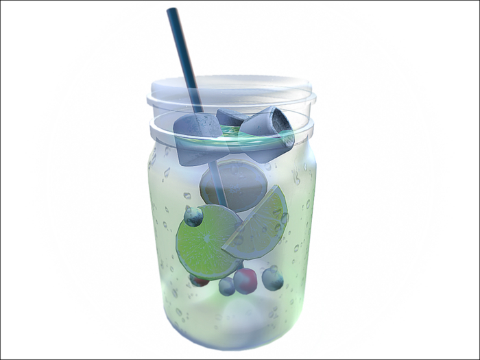 7 ionic : Green Apple Drink