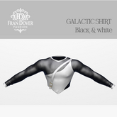 GALACTIC SHIRT BLACK & WHITE
