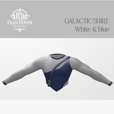GALACTIC SHIRT WHITE & BLUE