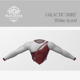 GALACTIC SHIRT WHITE & RED