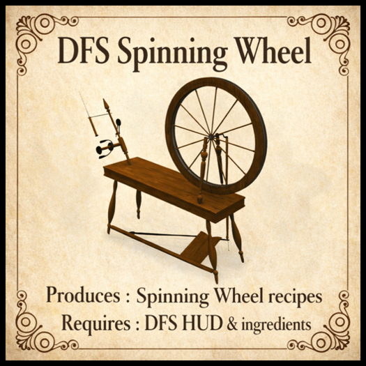 DFS Spinning Wheel - ACTUAL ITEM