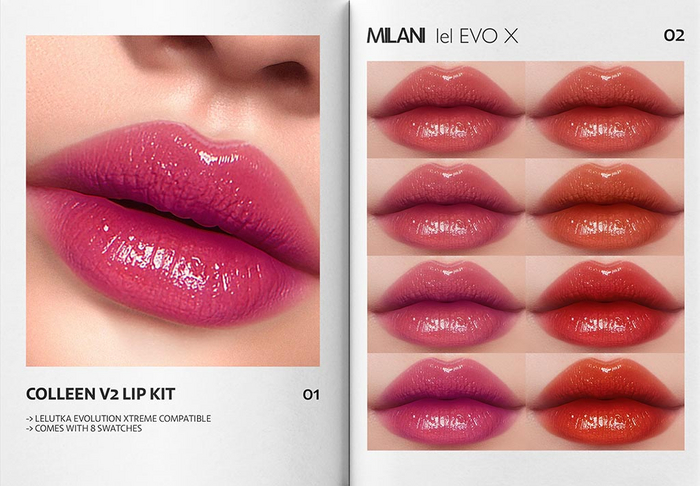 MILANI - "COLLEEN V2" LIP KIT / FATPACK