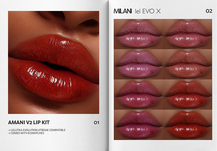MILANI - "AMANI V2" LIP KIT / FATPACK