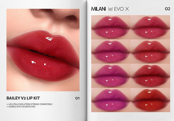 MILANI - "BAILEY V2" LIP KIT / DEMO