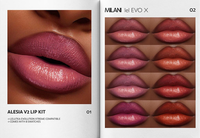 MILANI - "ALESIA V2" LIP KIT / DEMO