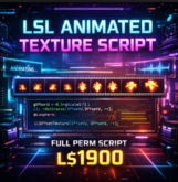 Advanced LSL Animated Texture Script | Smooth UV Texture Animation | Full Permission