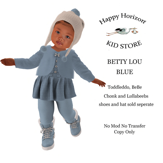 H..H betty lou blue boxed
