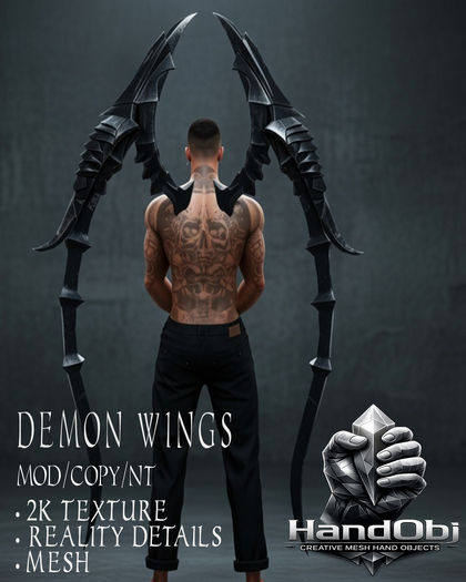 HandObj Demon Wings (unpack)
