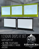 HandObj Vendor Display  Set (unpack)