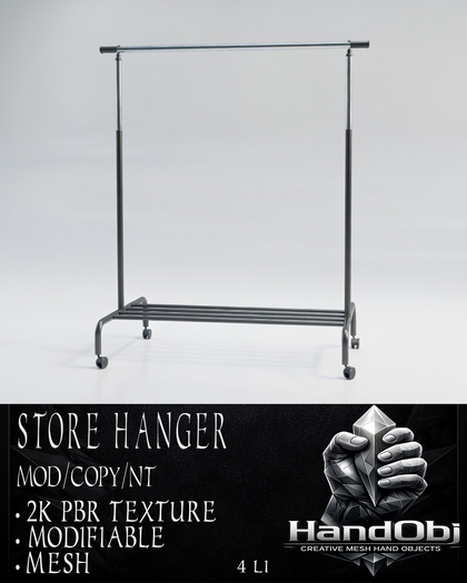 "HandObj" Store Hanger (unpack)