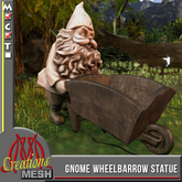 Gnome Wheelbarrow CM box, he will carry your load