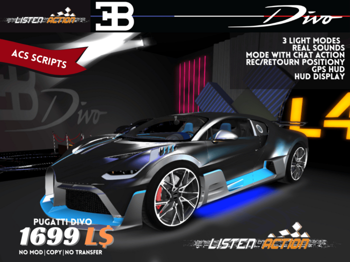 PUGATTI DIVO – Hypercar ACS | Color & Interior Paint System