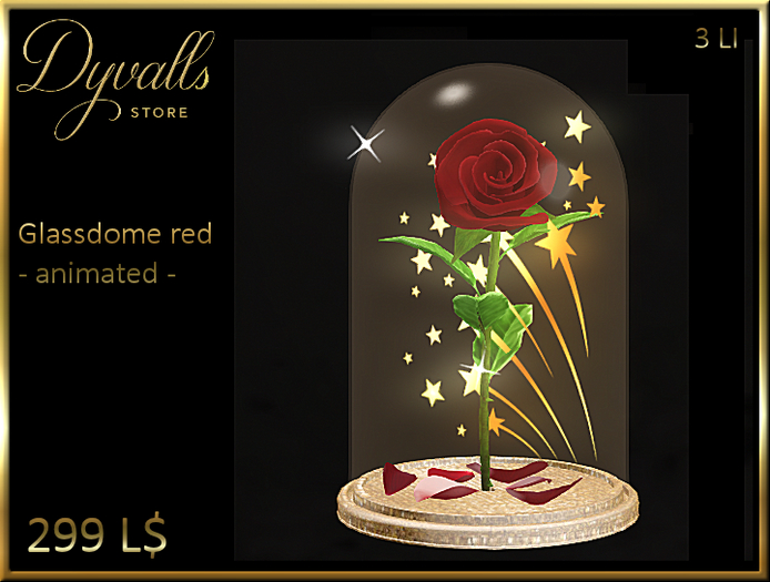 glass dome - red