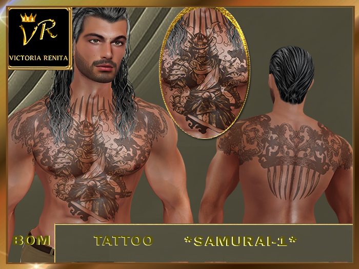 VR* TATTOO*SAMURAI-1*