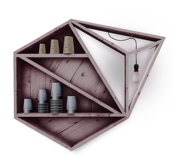 HIDEKI - Coffee Mug Shelf V.2