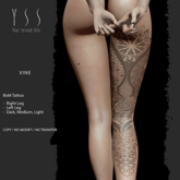 YSS Vine Leg Tattoo BOM (Add Me) Boxed