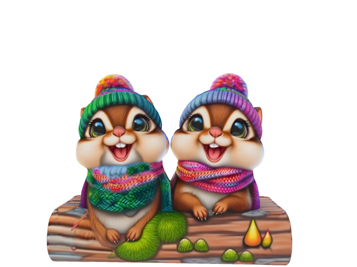 Winter Chipmunk FULL PERM