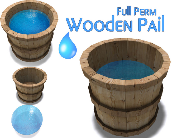 - Full Perm - Wooden Pail