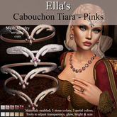 Ella's Cabouchon Tiara - Pinks
