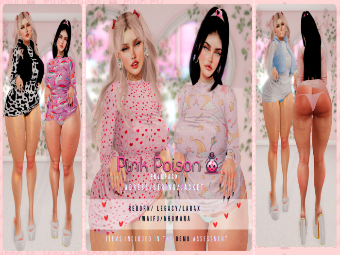 PINK POISON #DRESS OLIVIA DEMO