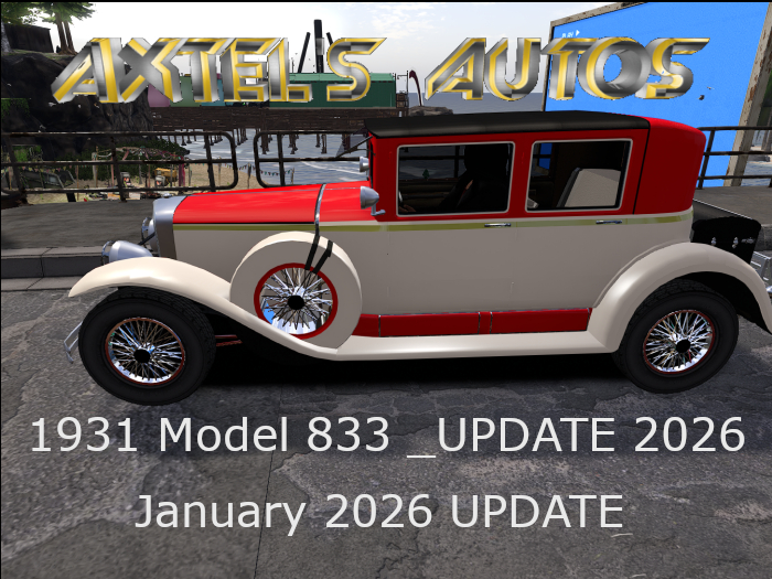 1931 Luxury 4 door v5.7 - UPDATE January 2026