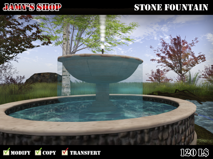 ROUND FOUNTAIN STONE