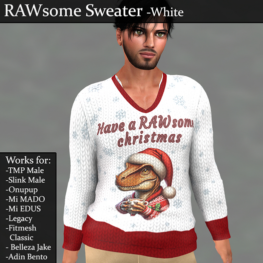 RAWsome Sweater White