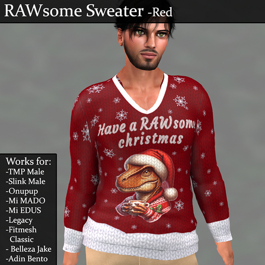 RAWsome Sweater Red