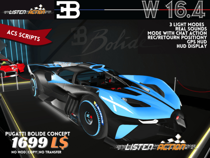 PUGATTI BOLIDE CONCEPT W16.4 – Extreme Track Hypercar